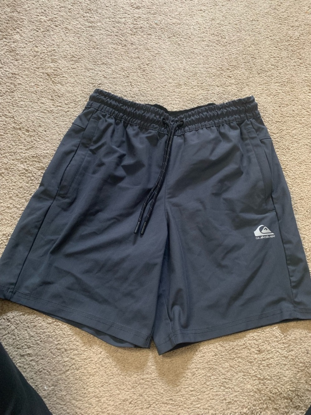 Quiksilver Men's grey Athletic Drawstring Shorts